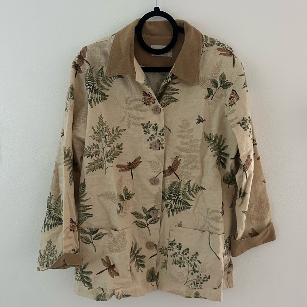 Vintage Gotcha Covered Touch of Blue Blazer or light coat